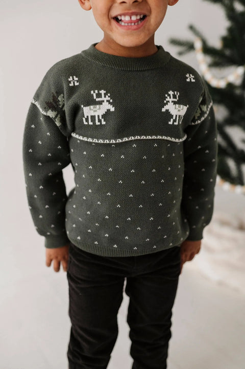 Knit Sweater - Moose