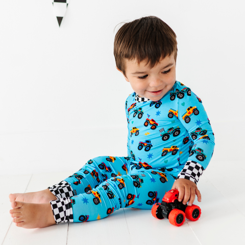 Monster Trucks Kids Pajama