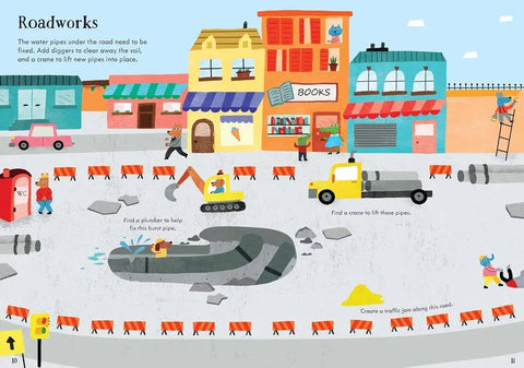 Little First Stickers: Diggers and Cranes