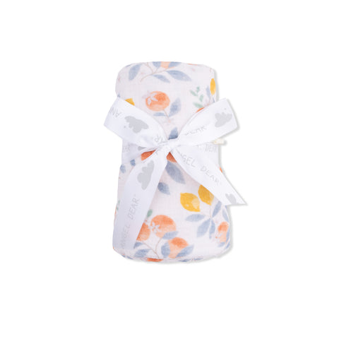 Muslin Swaddle Blanket - Citrus Floral