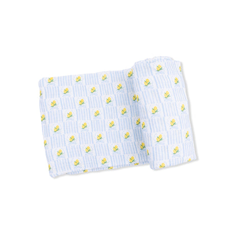 Muslin Swaddle Blanket - Lovely Lemons