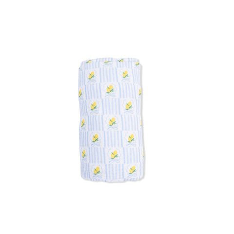 Muslin Swaddle Blanket - Lovely Lemons