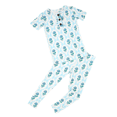 Savannah Ruffle Bamboo Girls Lounge Set