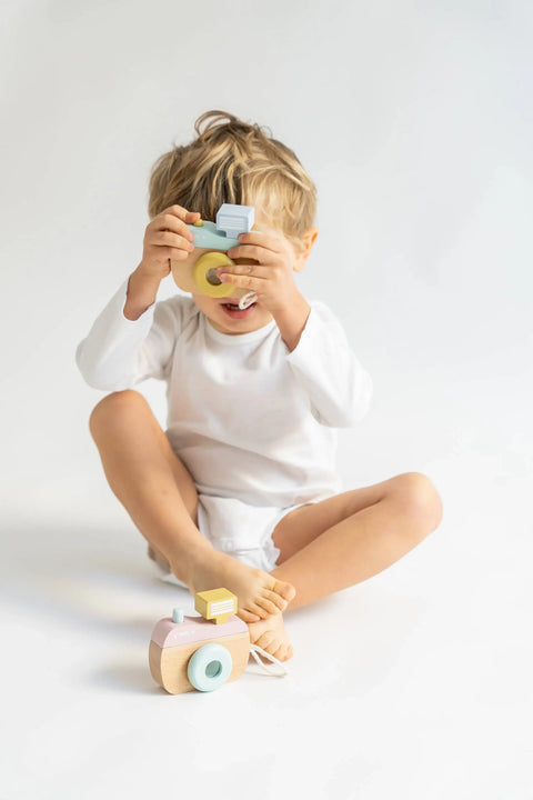 Kaleidoscope Wooden Camera Mint