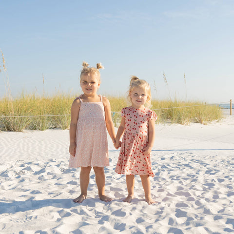 Very Cherry Girls Bamboo Twirl Dress