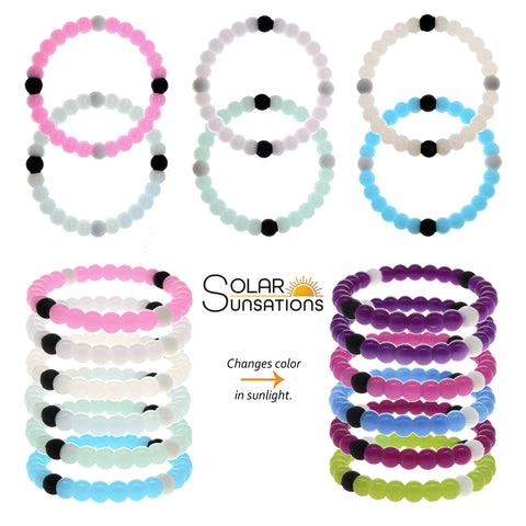 Color Changing Silicone Bubble Bracelet