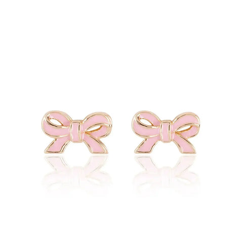 Cutie Stud Earrings | Pretty Pink Bow