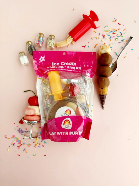 Ice Cream KidDough Play Kit | Neapolitan Scented