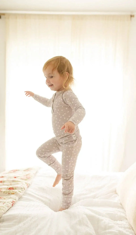 Oopsie Daisy Bamboo Henley PJ Set