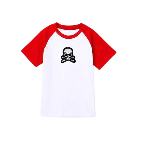 Pirate Skull Raglan Tee