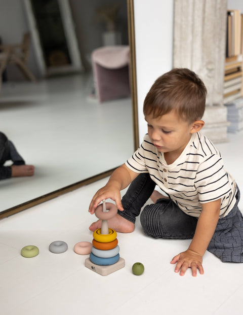 Ring Stacker Silicone Toy