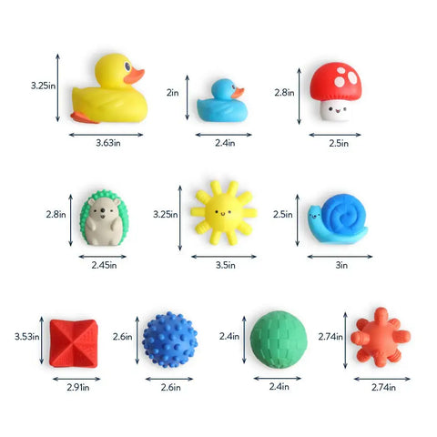 Itzy Splash™ Gift Set - Soft Bath Toys