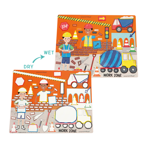 Construction Magic Water Placemats