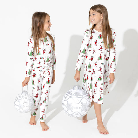 Long Sleeve Bamboo Dress - The Elf on the Shelf