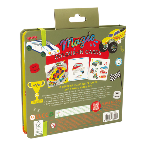 Magic Color Changing Water Cards - Cars