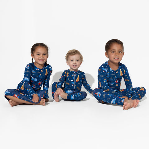 The Polar Express Bamboo Convertible Footie