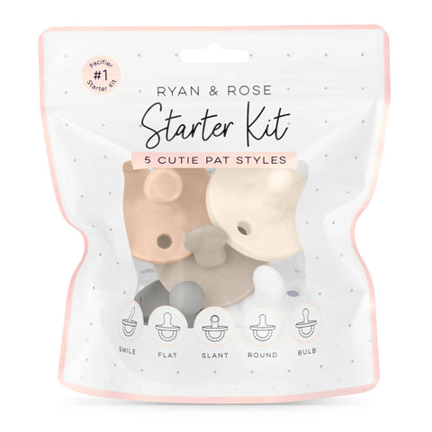 Cutie PAT Pacifier Starter Kit: Blossom