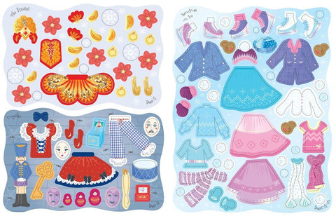 Dolly Dressing Sticker Book - Christmas