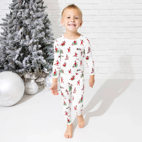 Kids Bamboo Pajama Set - The Elf on the Shelf