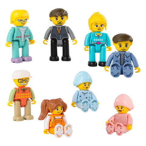 Magnetic Family Figure Set (8 Pieces)