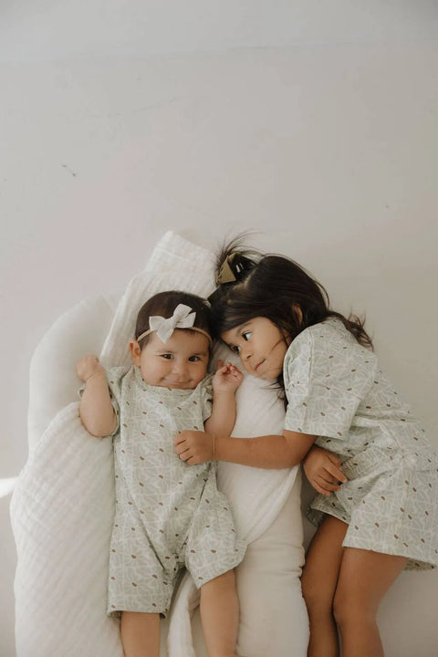 French Terry Romper | Coast