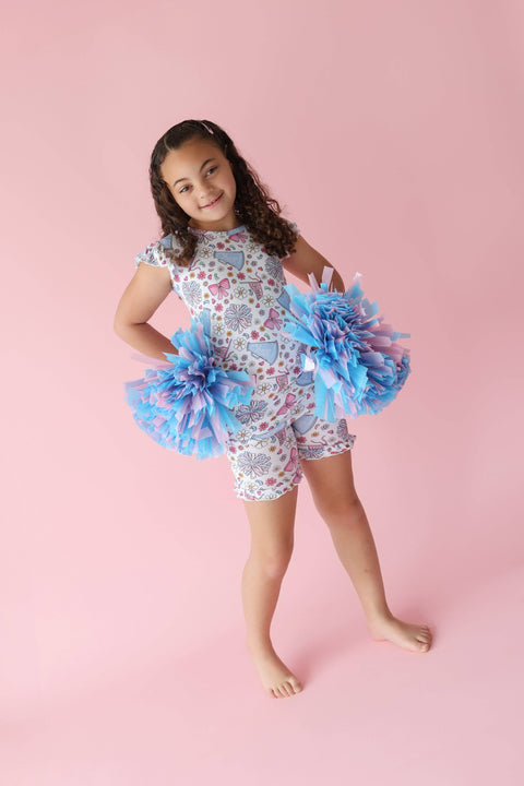 Pom Power Dream Ruffle Short Set