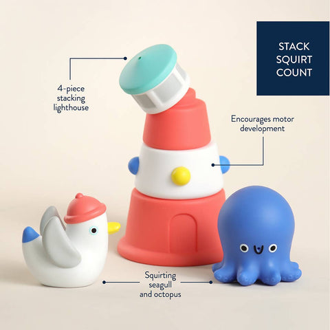 Itzy Stack & Squirt™ - Bath & Water Toy