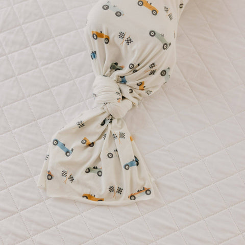 Knit Swaddle Blanket - Speedster