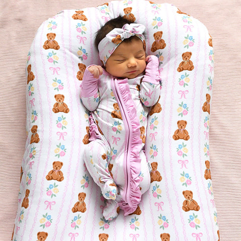 Gillian Ruffle Zip Bamboo Pajama