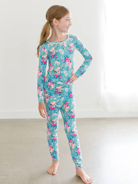 Fancy Me Floral Bamboo Pajama Set