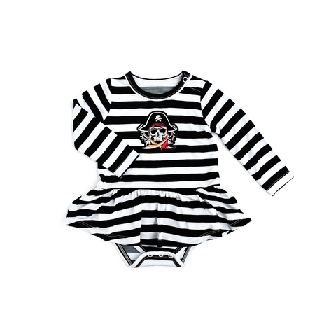 Pirate Striped Bamboo Tutu Bodysuit