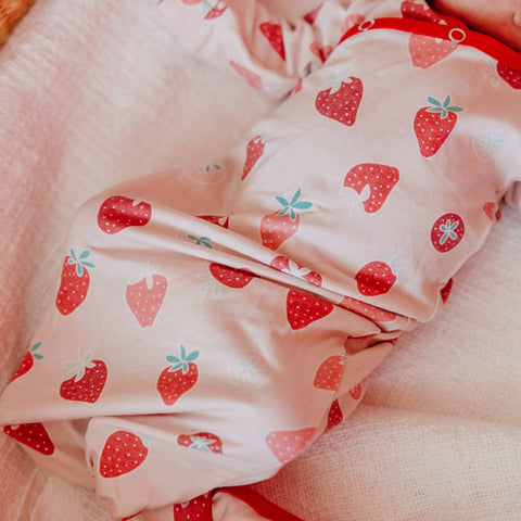 Knotted Gown - Strawberry