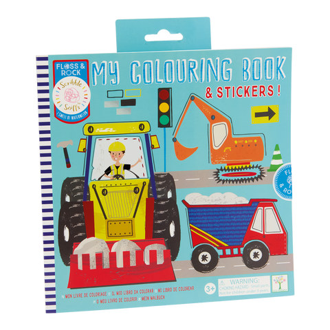 Construction Scented Coloring Book