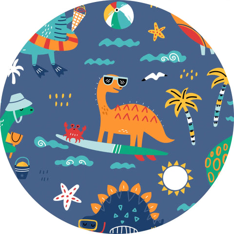 Rockin' and Roarin' Bamboo Convertible Footie