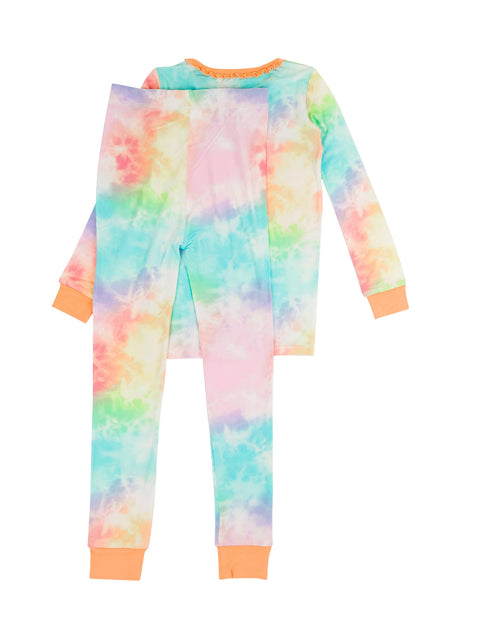 Rainbow Tie Dye Bamboo Pajama Set