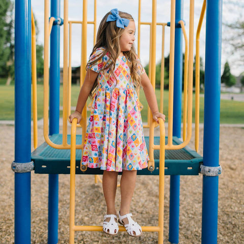 Classic Twirl Dress - Sunshine Tile