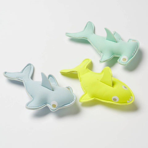 Dive Buddies Set - Salty the Shark Aqua Neon Yellow