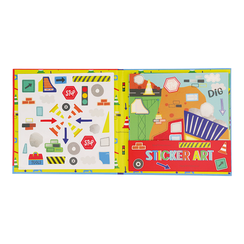 Construction Sticker Art