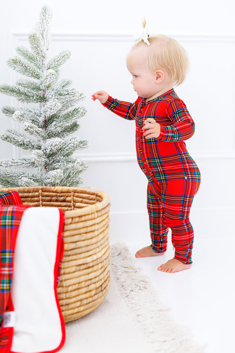 Tartan Plaid Bamboo Convertible Romper