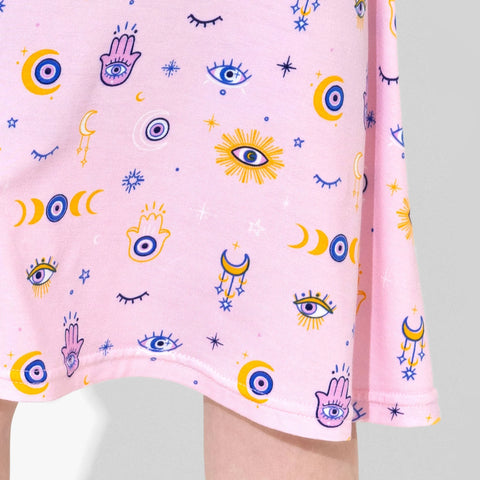 Sleeveless Bamboo Dress - The Eye Pink