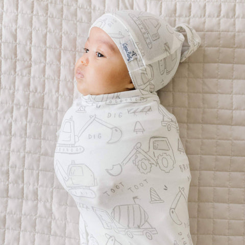 Knit Swaddle Blanket - Gage