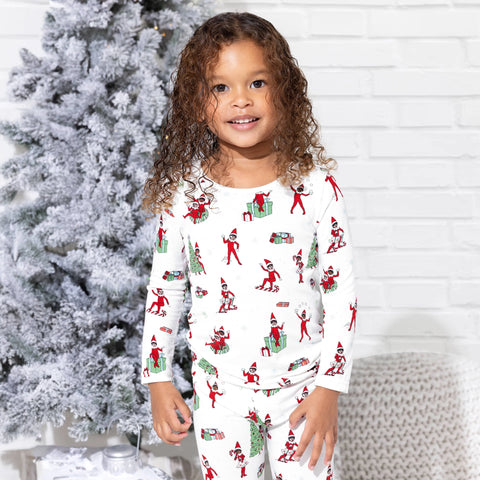 Kids Bamboo Pajama Set - The Elf on the Shelf