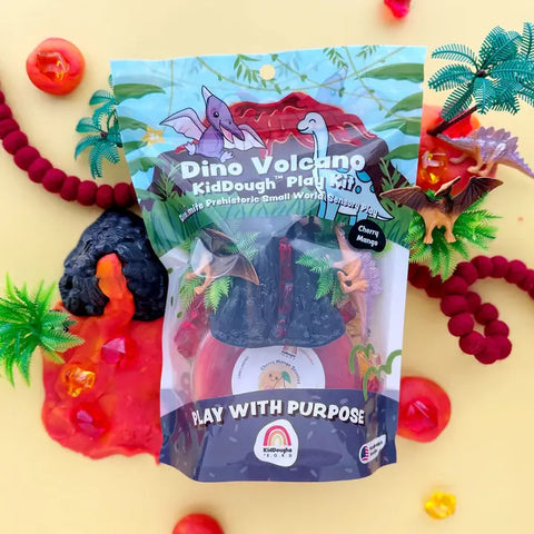 Dino Volcano KidDough Play Kit | Cherry Mango Scented