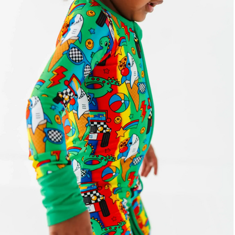 Riptide Riders Bamboo Convertible Footie