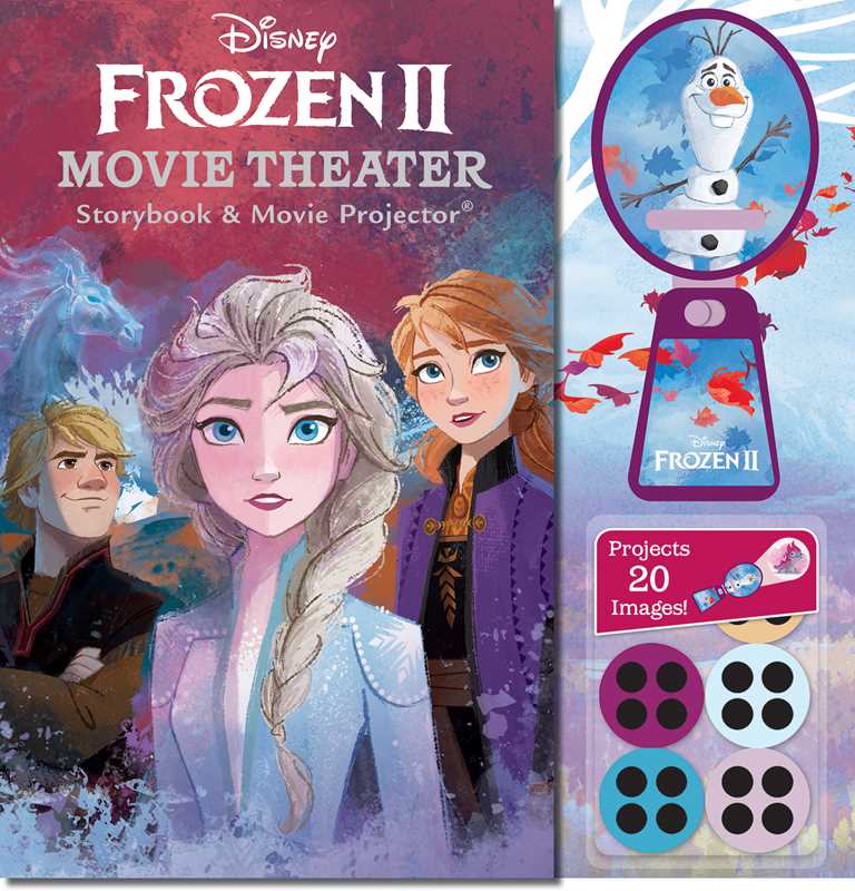 Disney Frozen 2 Movie Theater Storybook & Movie Projector ...