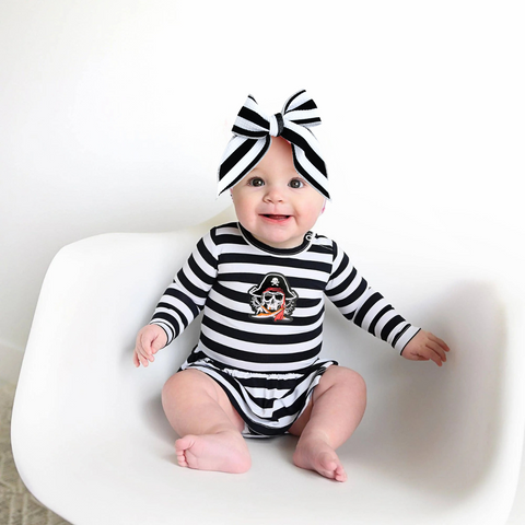 Pirate Striped Bamboo Tutu Bodysuit