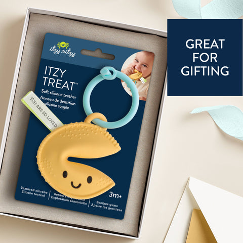 Itzy Treat™ Teething Pal - Fortune Cookie