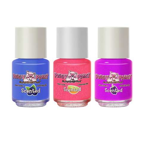 Non-toxic Nail Polish Set for Kids - Scented Berry Bestie