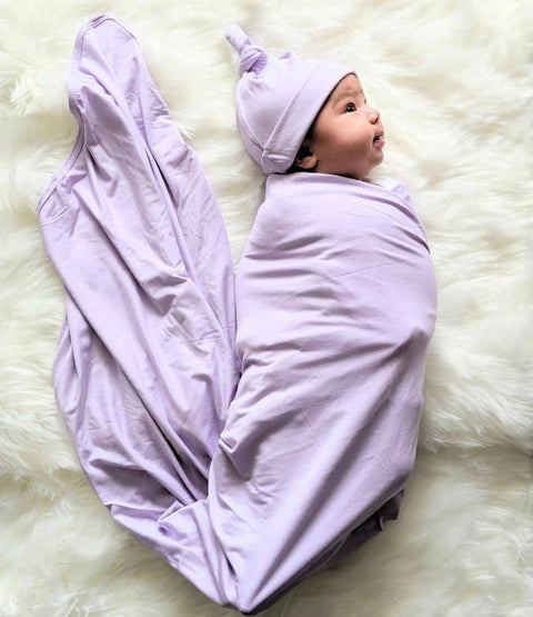 Swaddle Blanket, Hat & Headband Set - Bloom