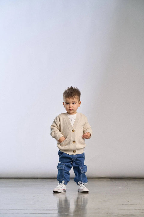 Knit Cardigan - Oatmeal